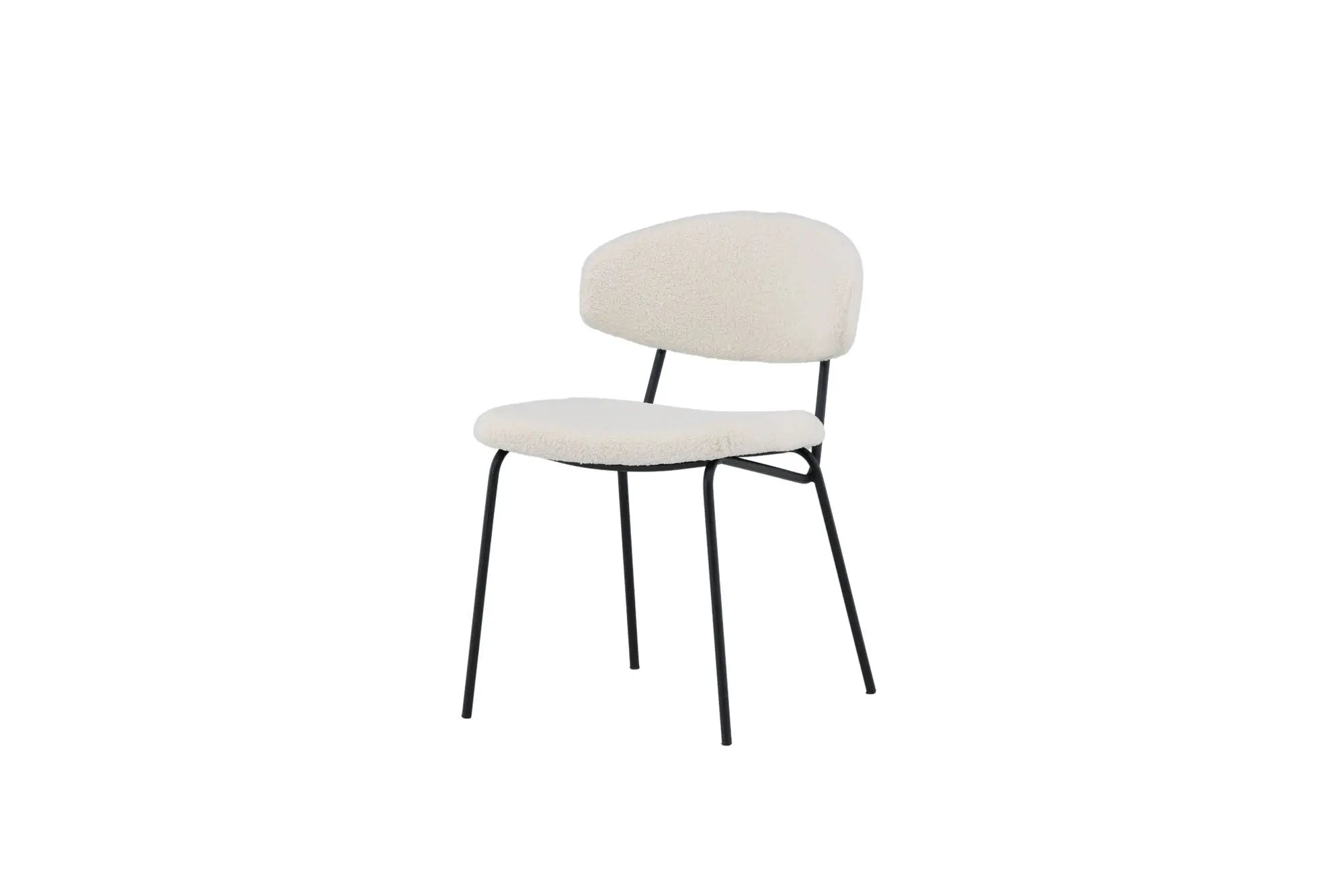 Lot de 2 chaises de salle à manger Chico - 57 x 50 x 79 - Acier