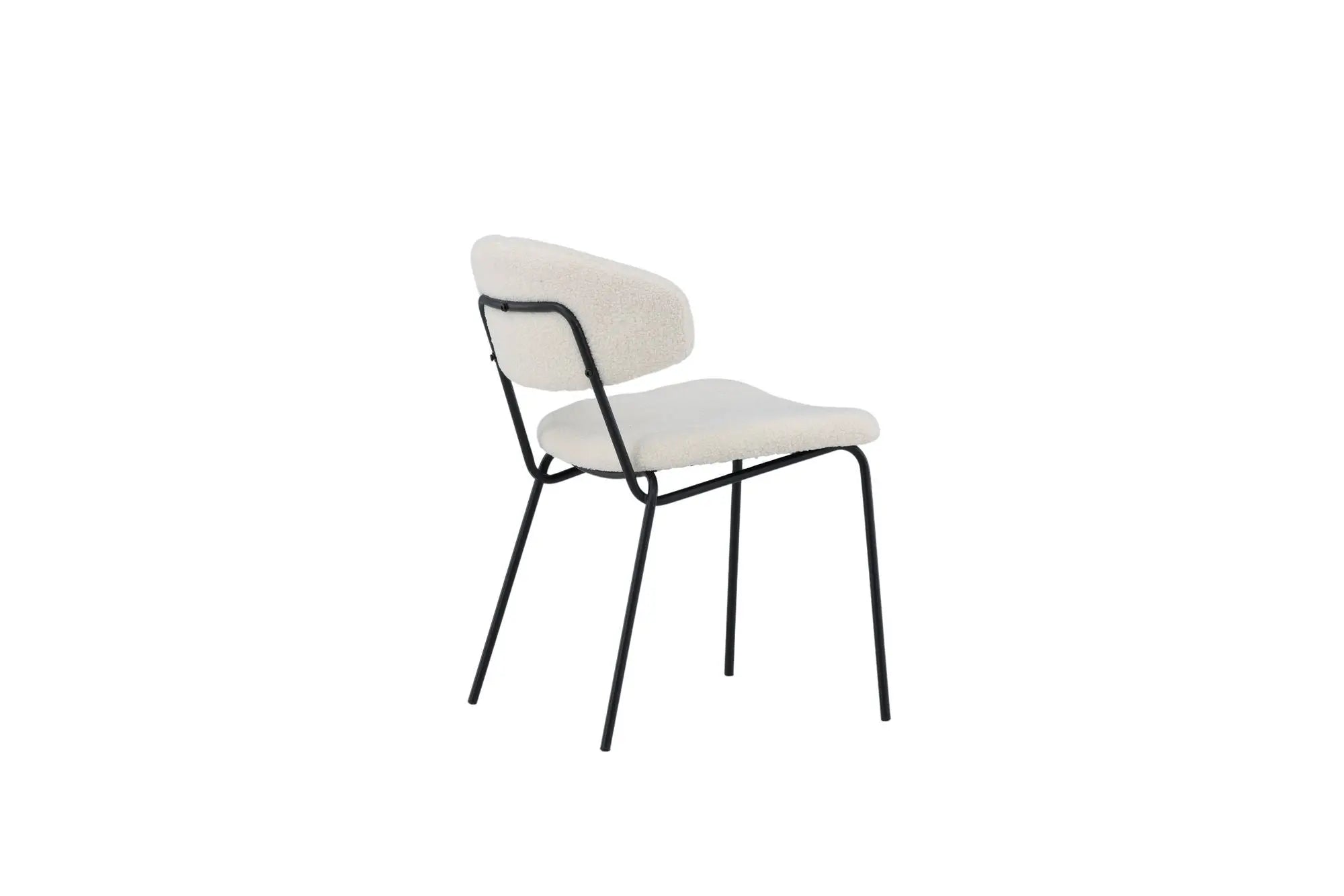 Lot de 2 chaises de salle à manger Chico - 57 x 50 x 79 - Acier