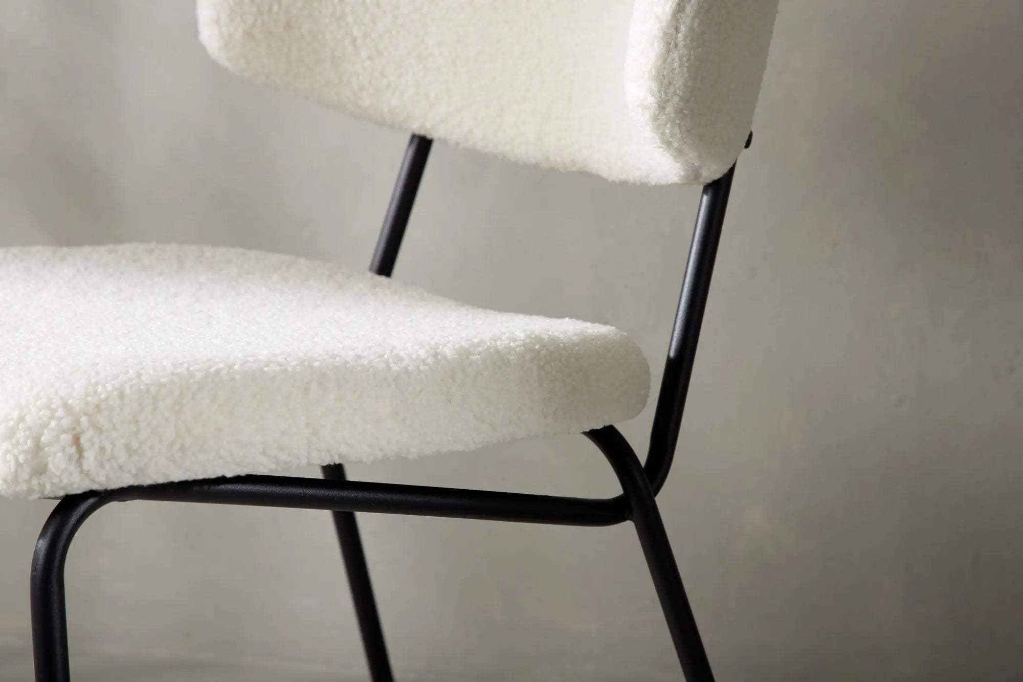 Lot de 2 chaises de salle à manger Chico - 57 x 50 x 79 - Acier