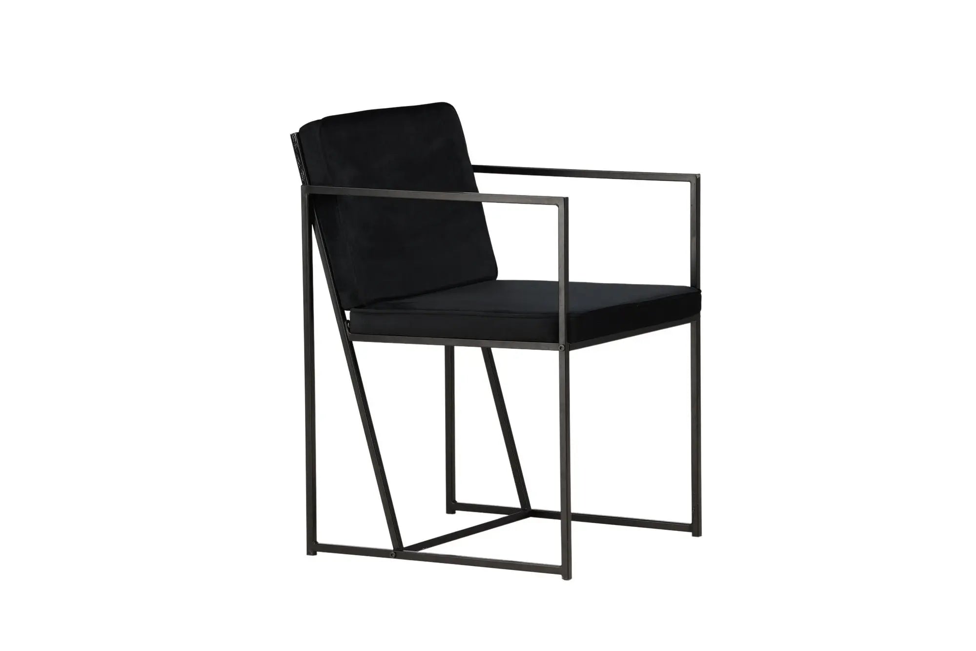 Lot de 2 chaises de salle à manger Richmond - 55 x 52 x 82 - Acier