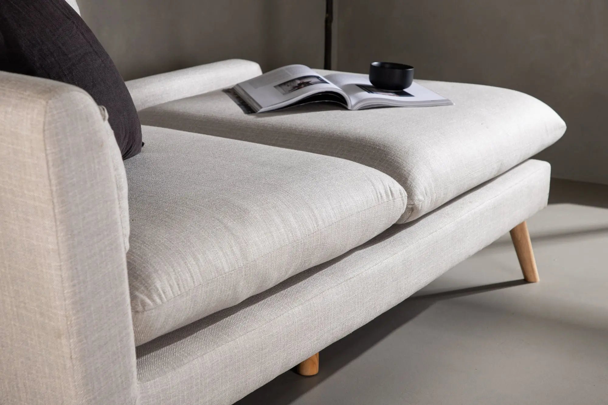 Canapé Tacoma - 174 x 93 - Polyester Lin