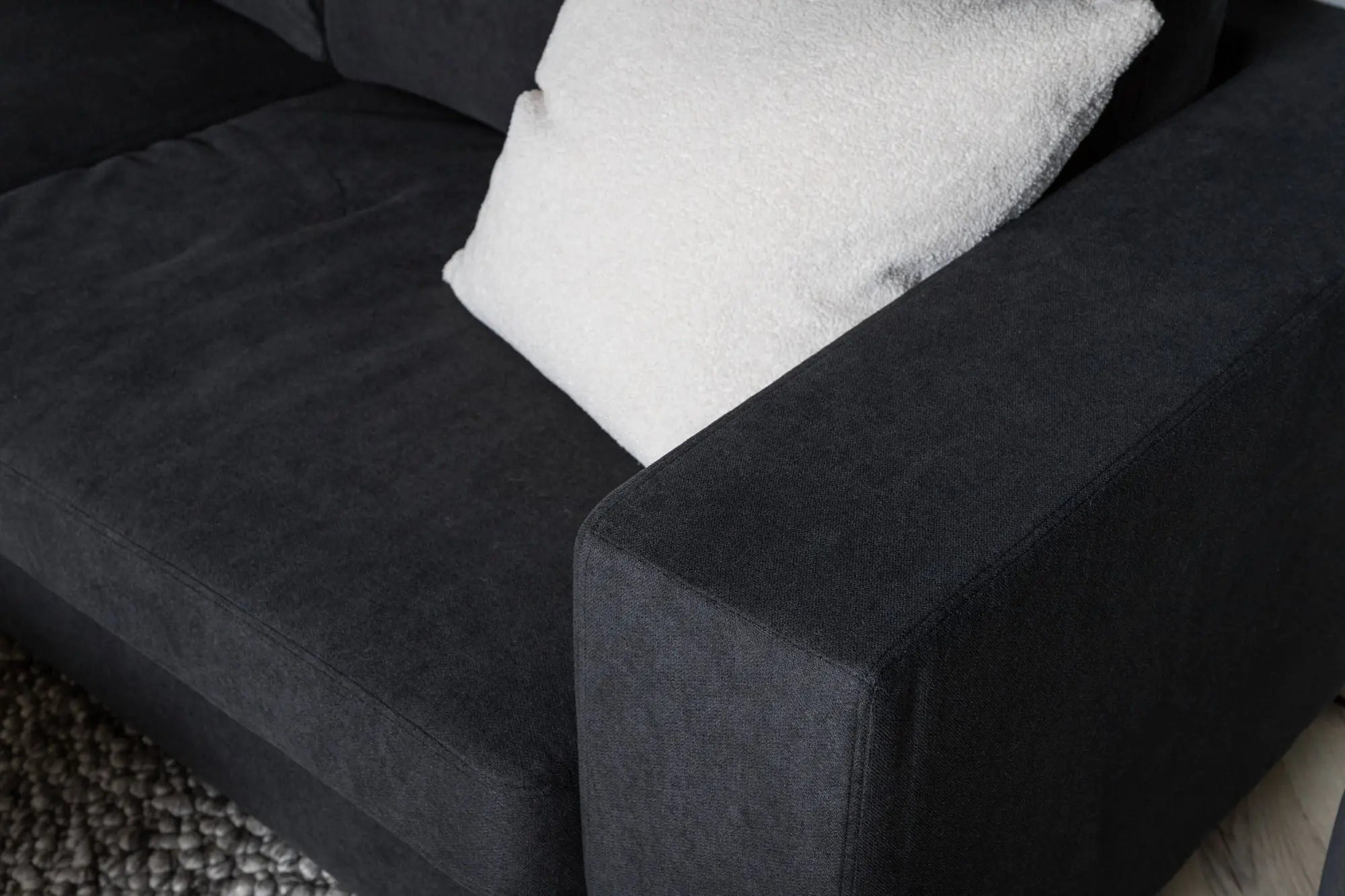 Canapé 3 places Bolero - 215 x 88 - Polyester