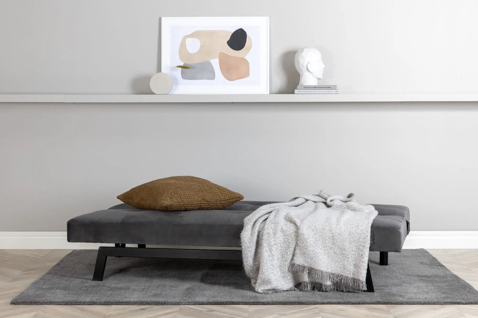 Canapé Bodil - 180 x 55 - Polyester Velvet