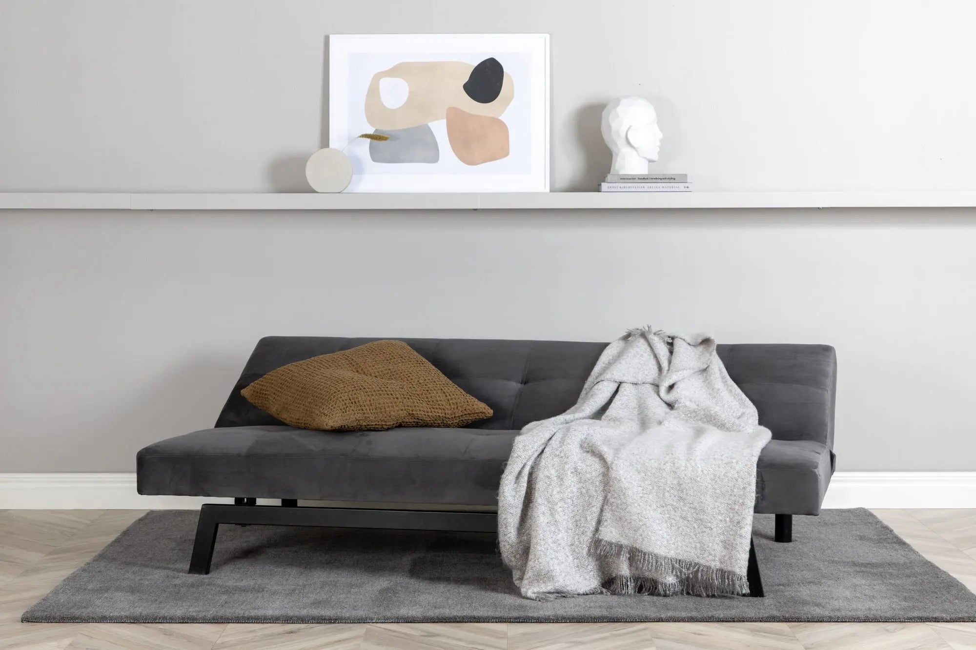 Canapé Bodil - 180 x 55 - Polyester Velvet