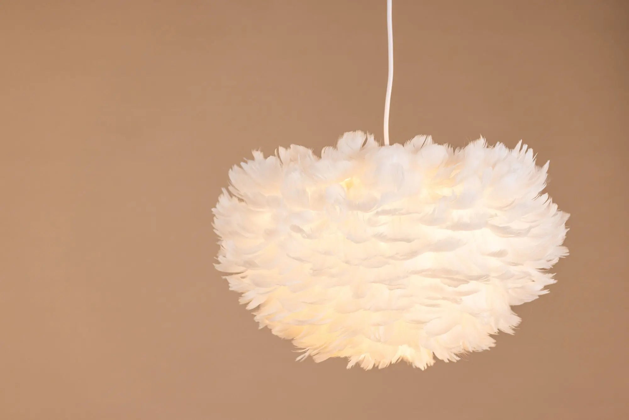Plafonnier Nicola - 45 x 25 - Plume