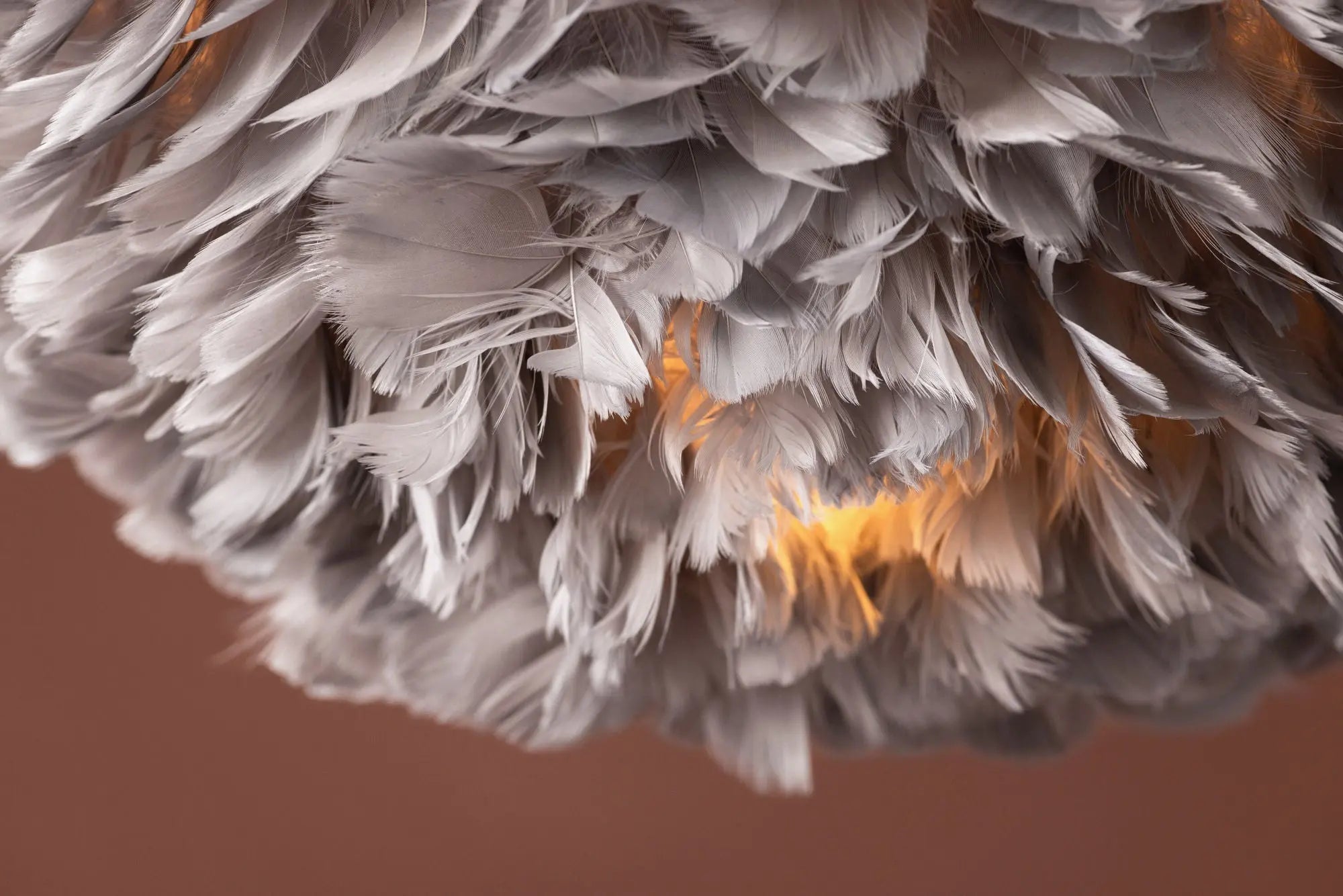 Plafonnier Nicola - 45 x 25 - Plume