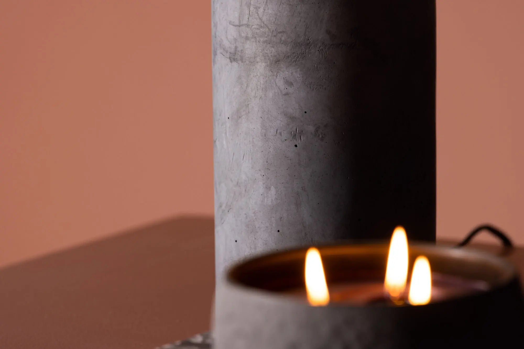 Lampe de table Nancy - 63 x 40 x 40 - Béton
