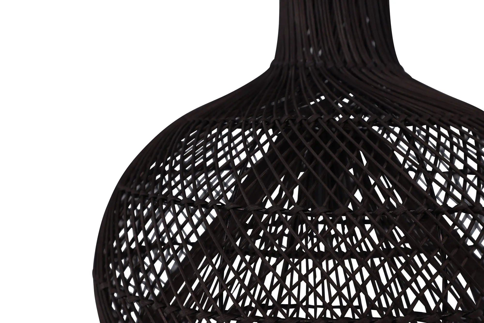 Plafonnier Laroche - 45 x 35 - Rotin