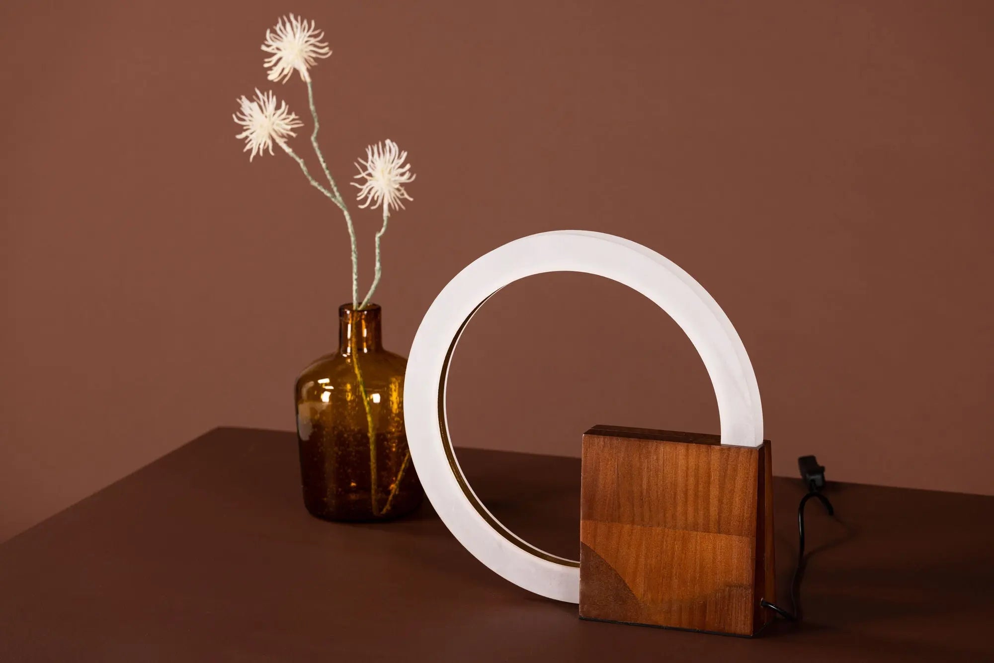 Lampe de table Brive - 30 x 30 x 6 - Bois