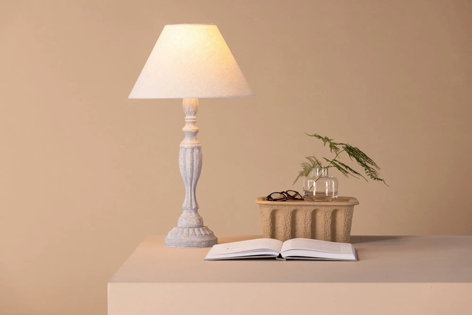 Lampe de table Caen - 62 x 35 x 35 - Bois