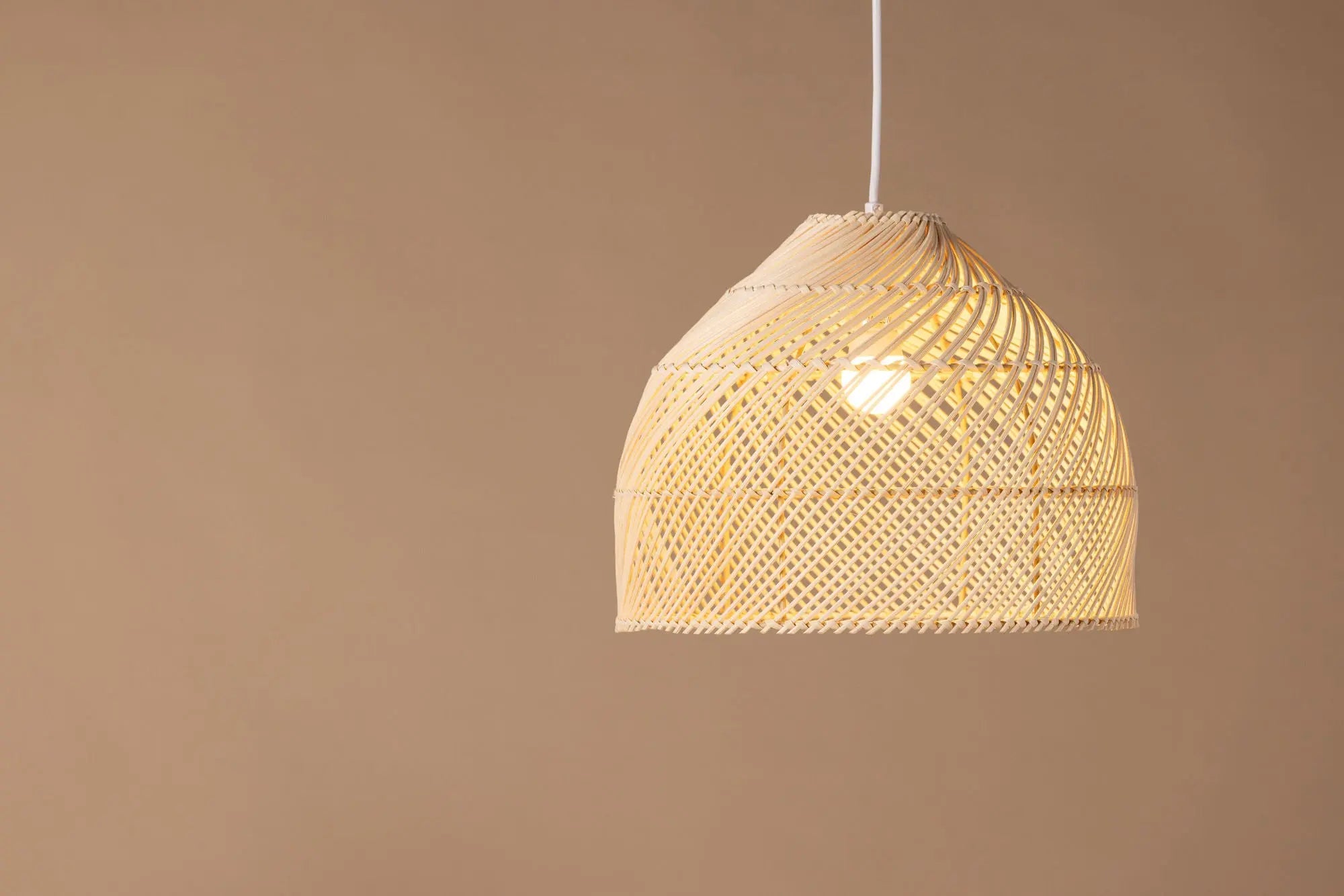 Plafonnier Brivela - 35 x 27 - Rotin