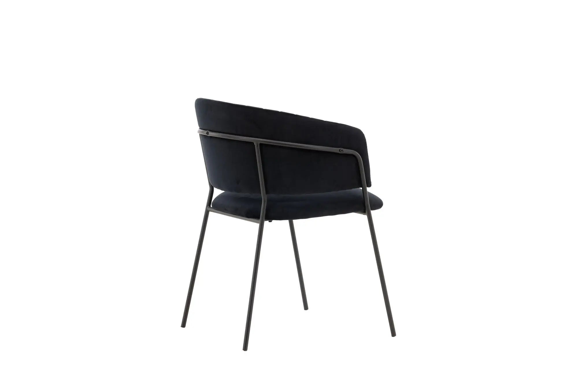 Lot de 2 chaises de salle à manger Selma - 58 x 54 x 82 - Acier