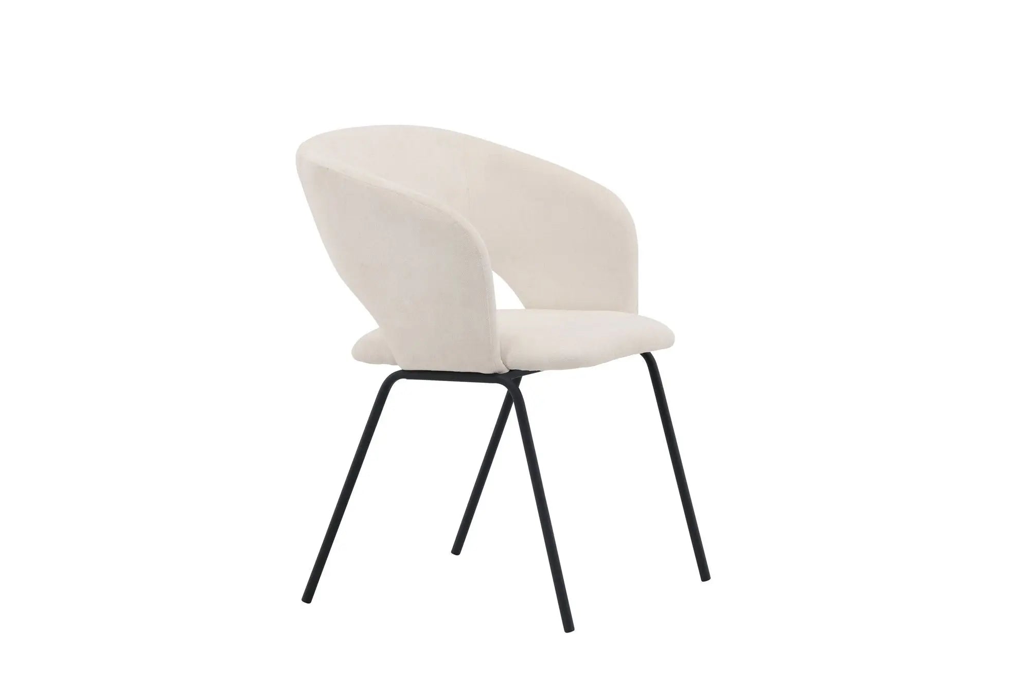 Lot de 2 chaises de salle à manger Day - 66 x 66 x 86 - Acier