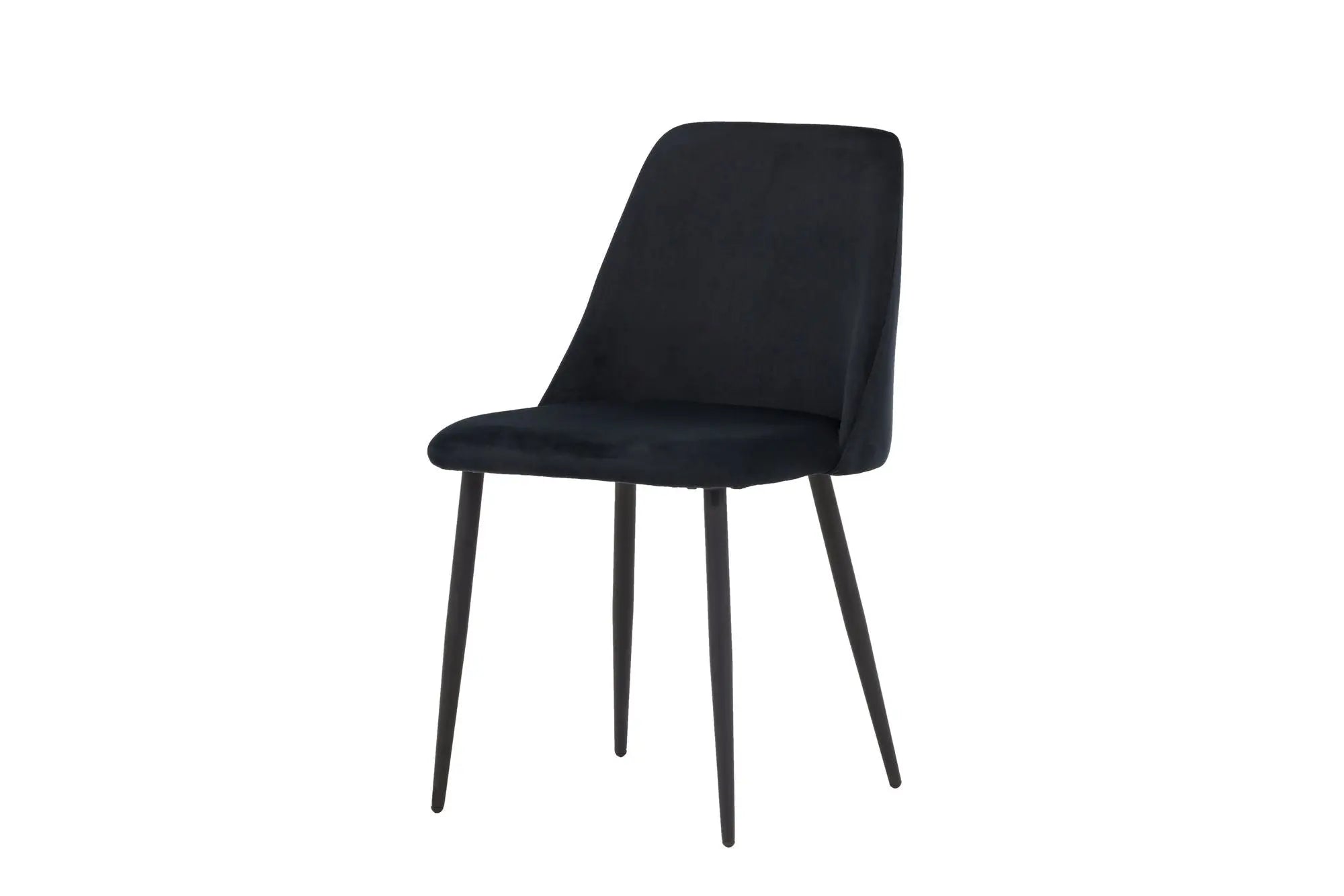 Lot de 2 chaises de salle à manger Night - 56 x 49 x 87 - Acier