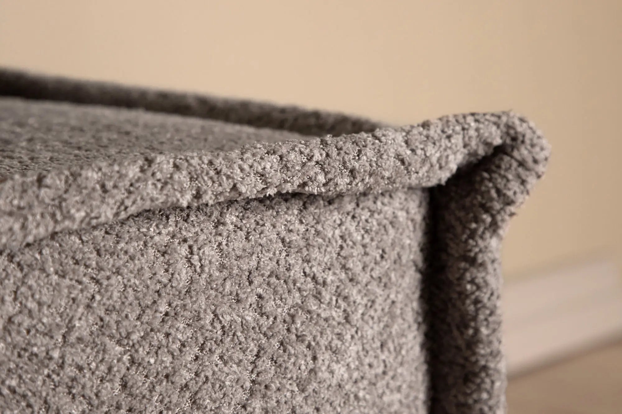 Pouf Castine - 40 x 40 x 38 - Polaire