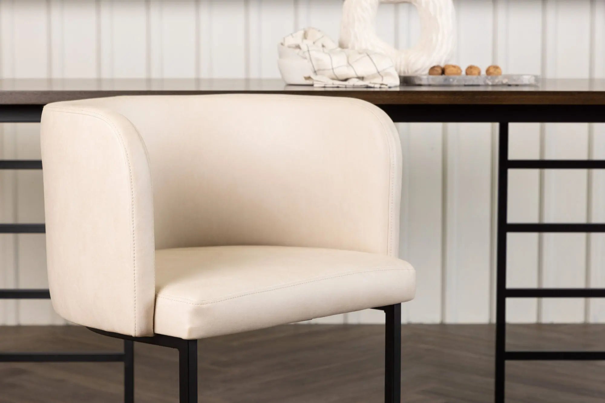 Chaise de salle à manger Simrishamn - 60 x 58 x 75 - Polyester
