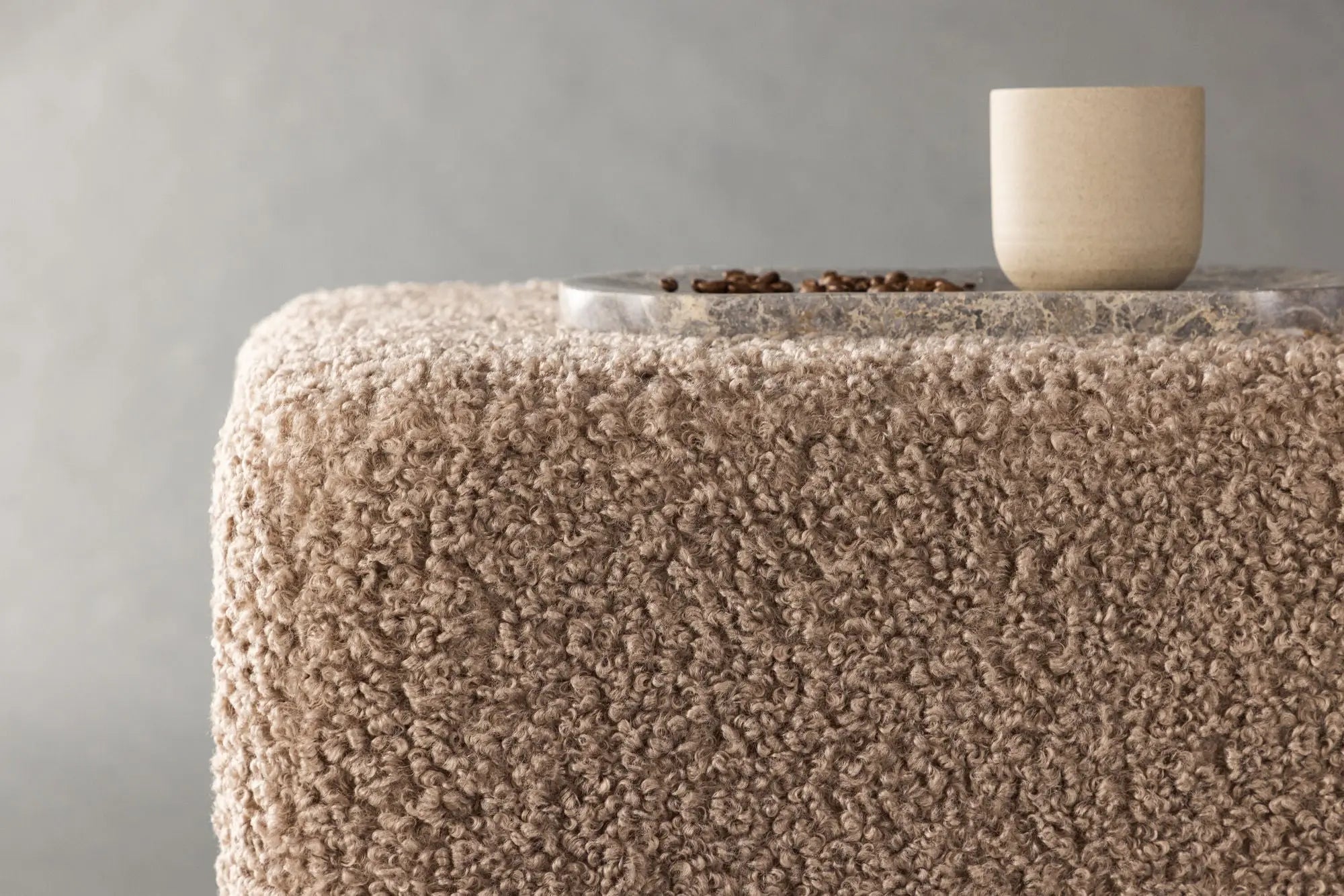 Pouf Newton - 45 x 45 x 38 - Nounours en polyester