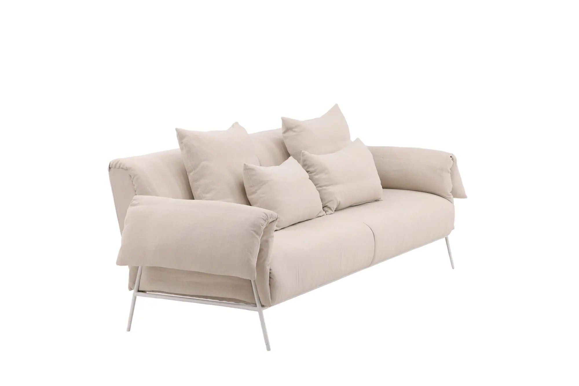 Canapé Öckerö - 237 x 91 - Polyester Lin