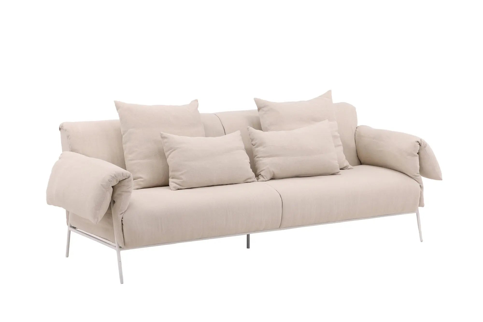 Canapé Öckerö - 237 x 91 - Polyester Lin