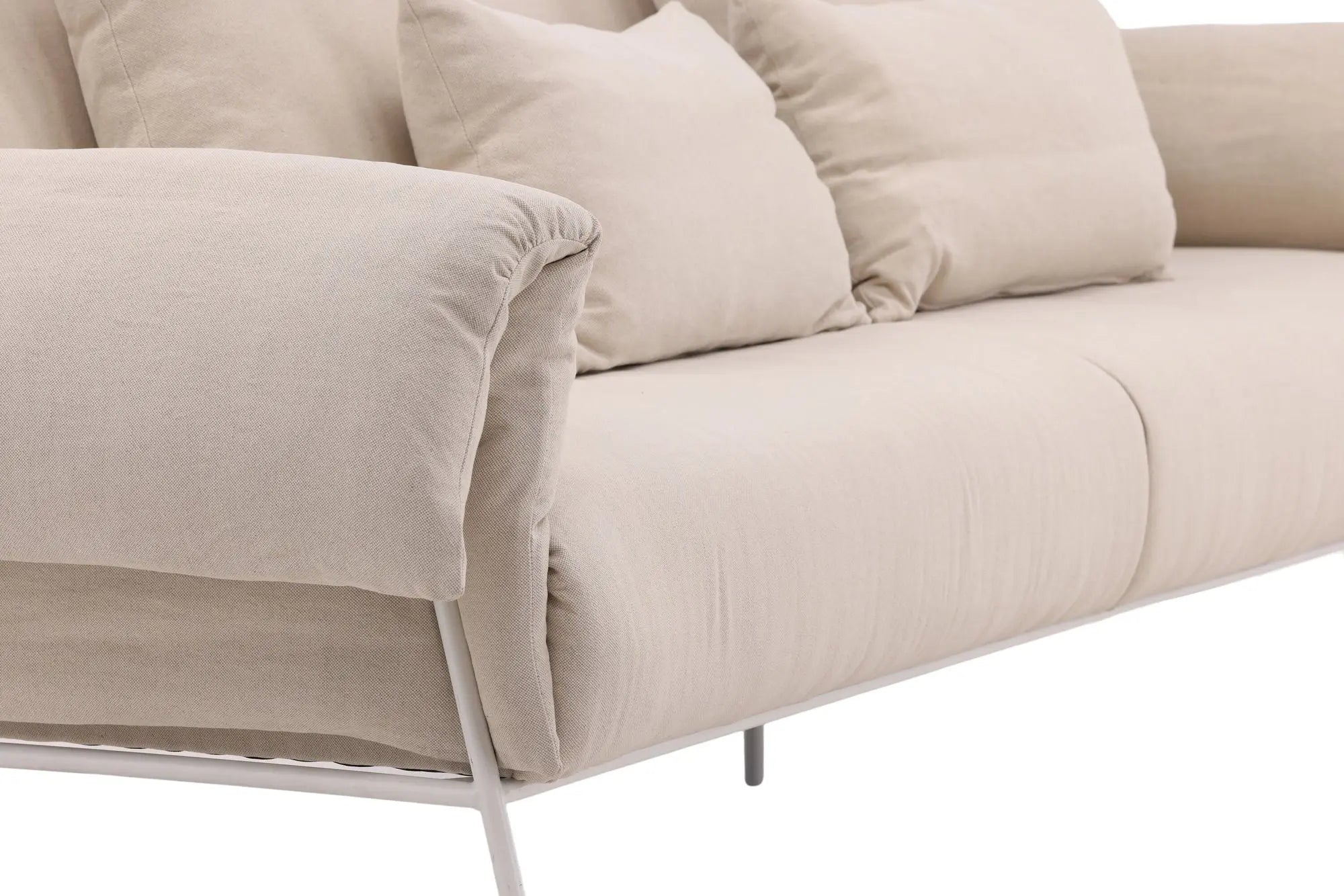 Canapé Öckerö - 237 x 91 - Polyester Lin