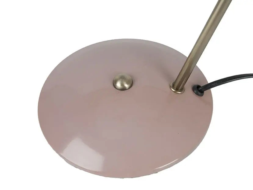Table lamp Hood iron matt faded pink