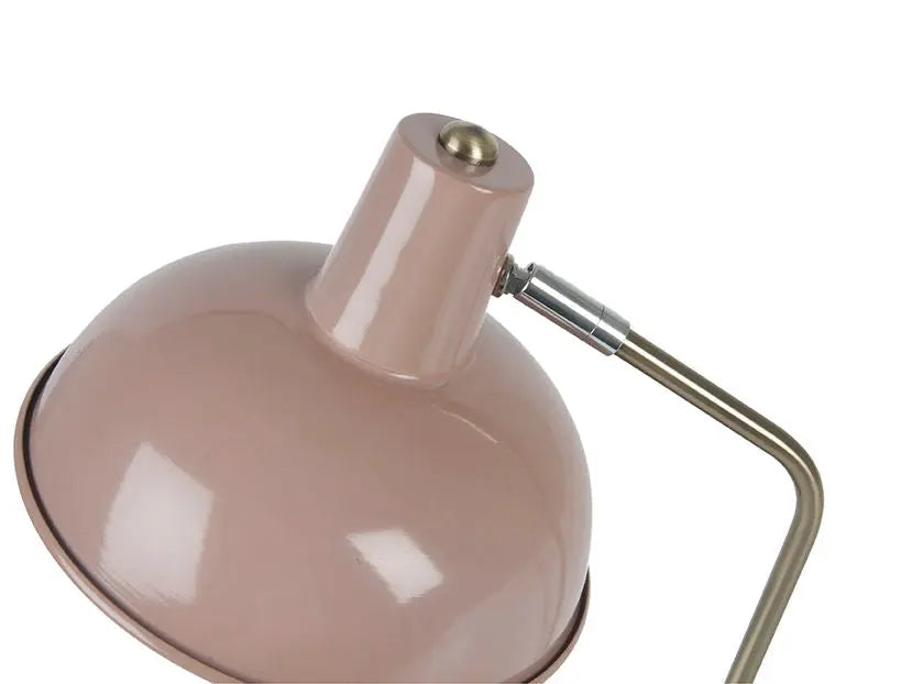 Table lamp Hood iron matt faded pink