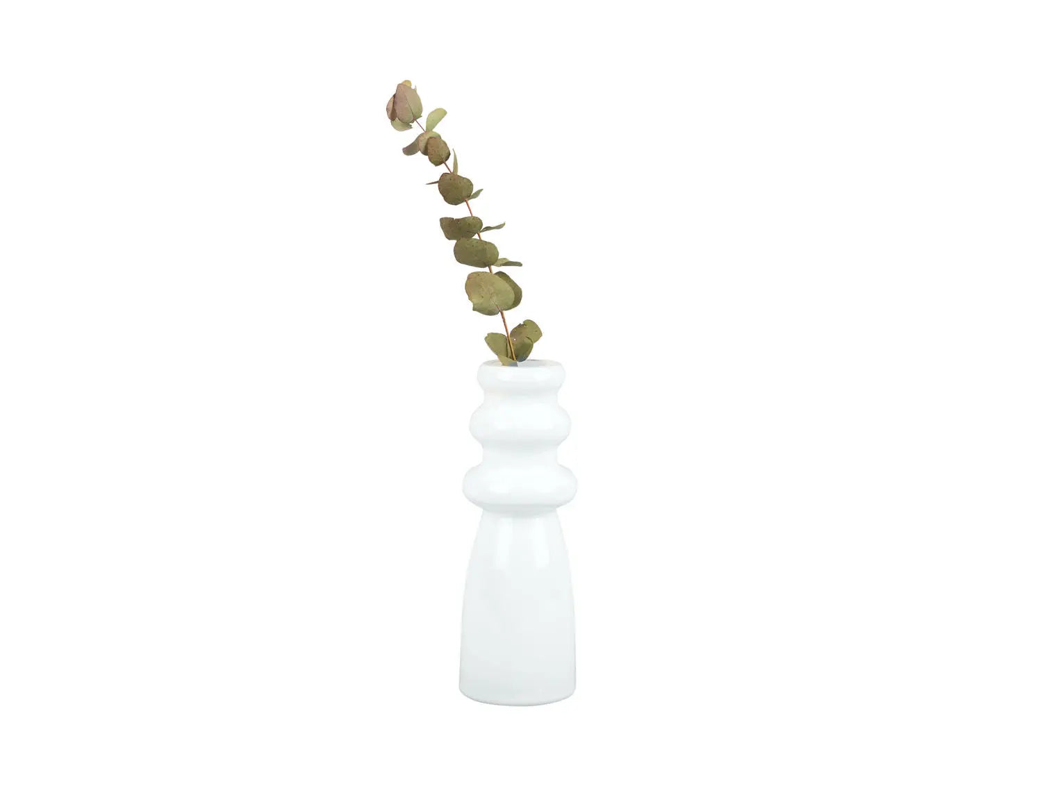 Vase Sparkle Bottle glass white