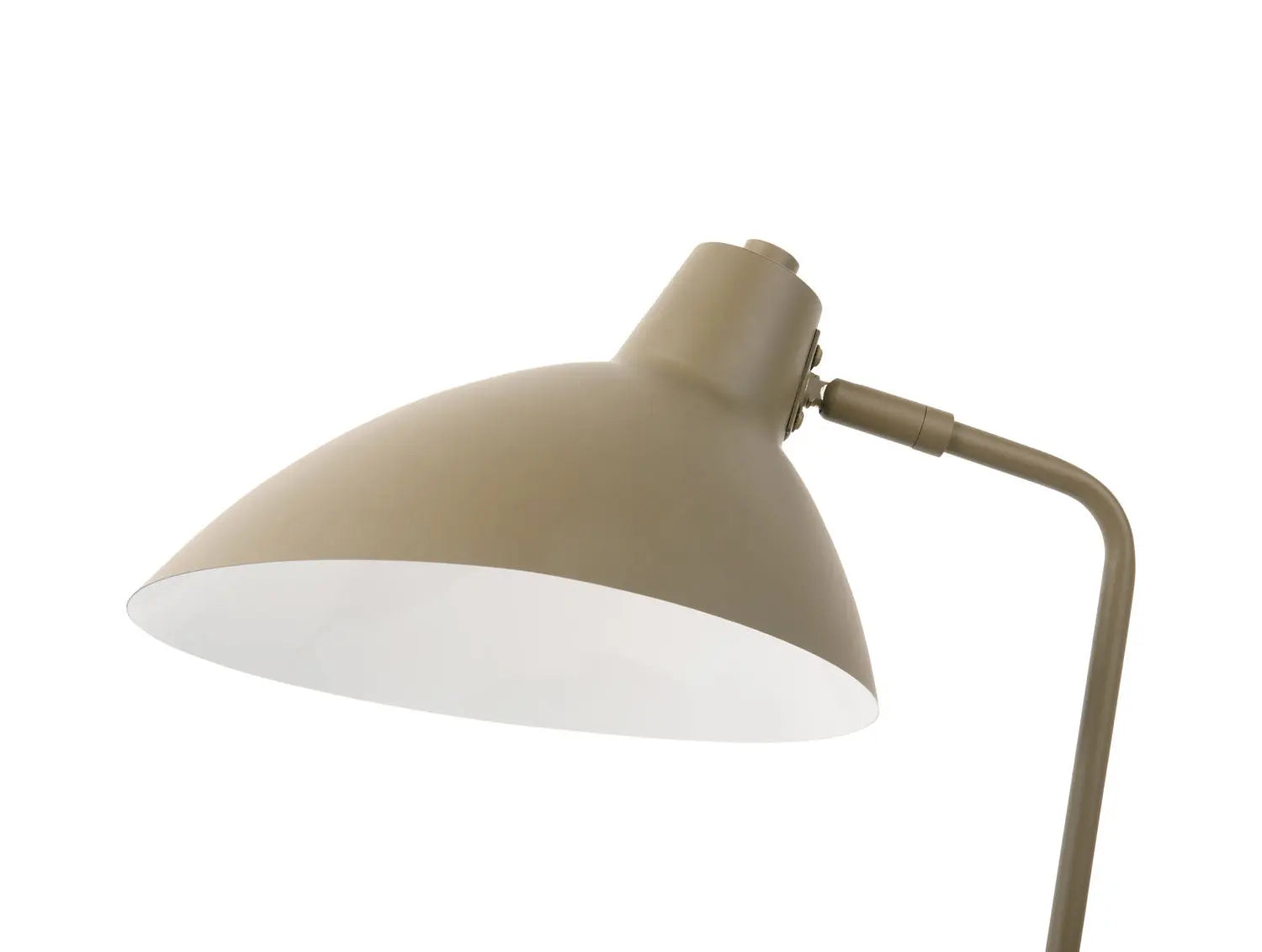 Table lamp Casque iron moss green - L 32cm x H 49