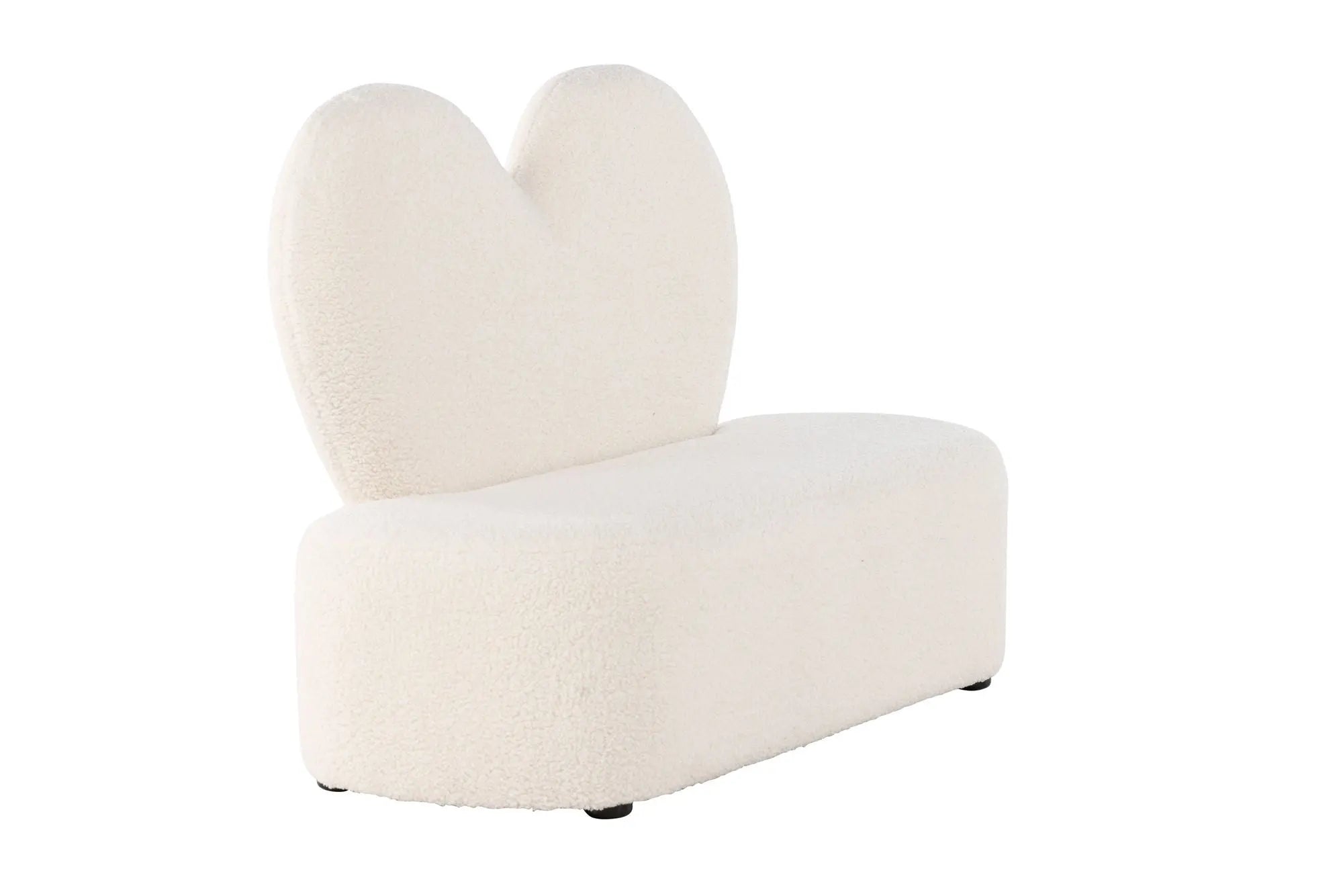 Canapé fleuri pour enfants - 98,5 x 36 - Nounours en polyester
