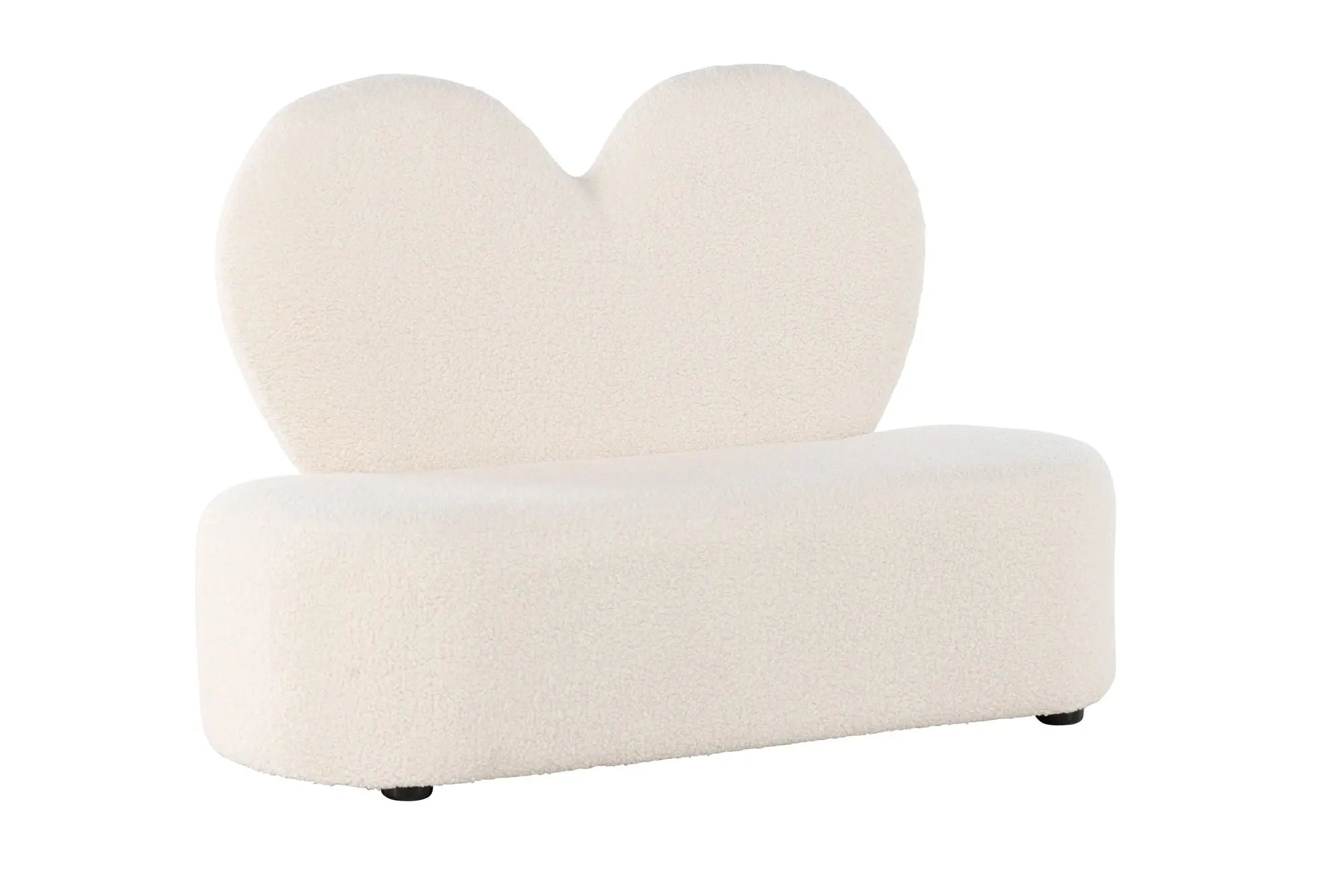 Canapé fleuri pour enfants - 98,5 x 36 - Nounours en polyester