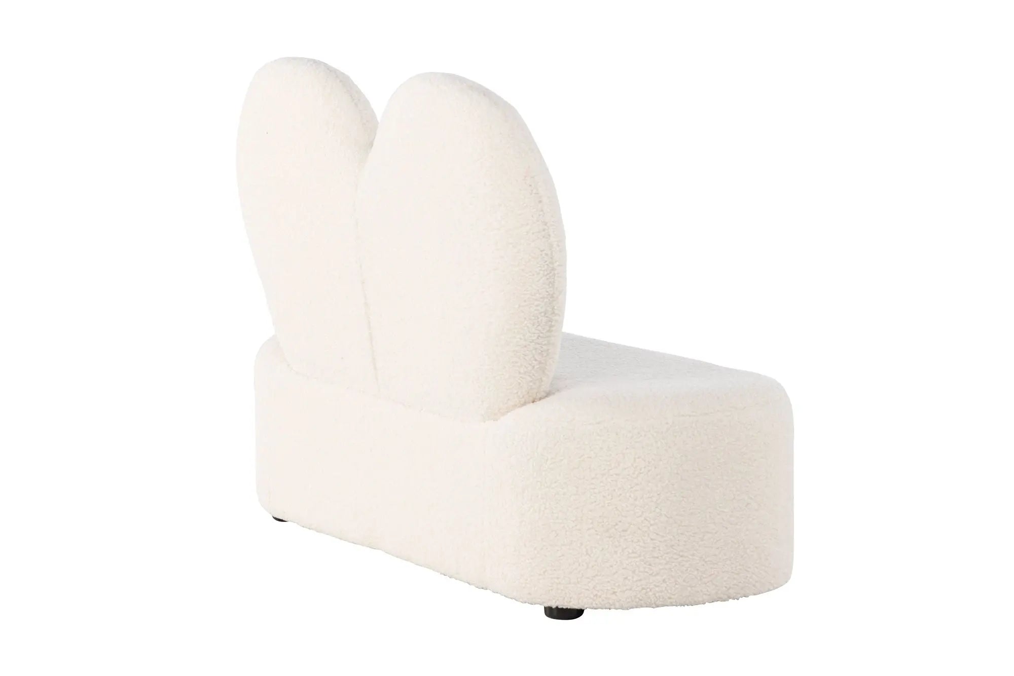 Canapé fleuri pour enfants - 98,5 x 36 - Nounours en polyester