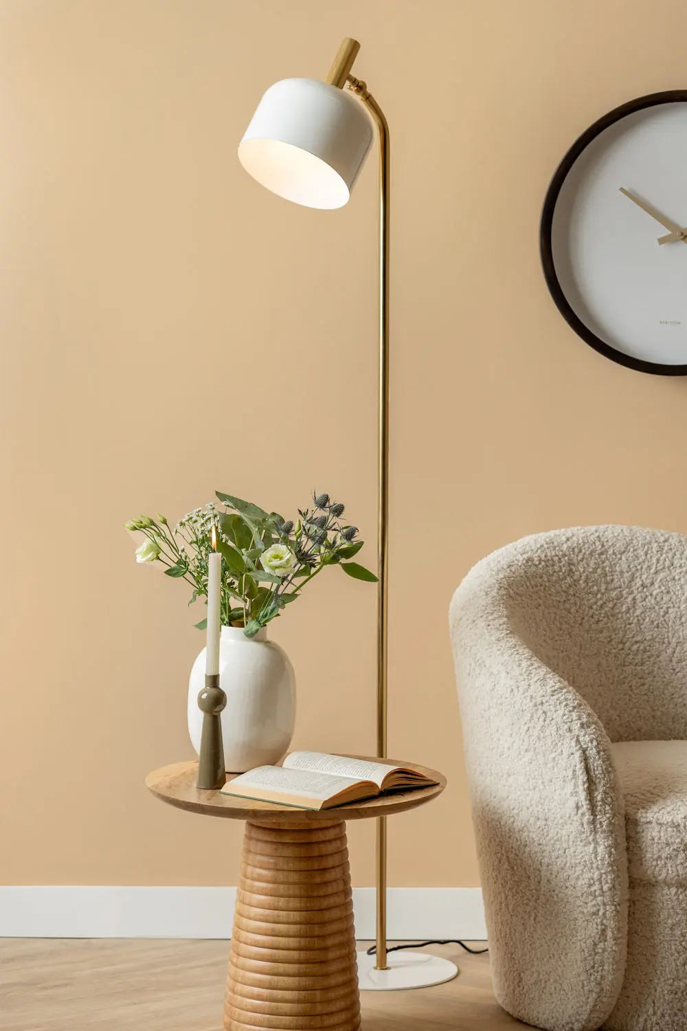 Floor lamp Smart enamel white