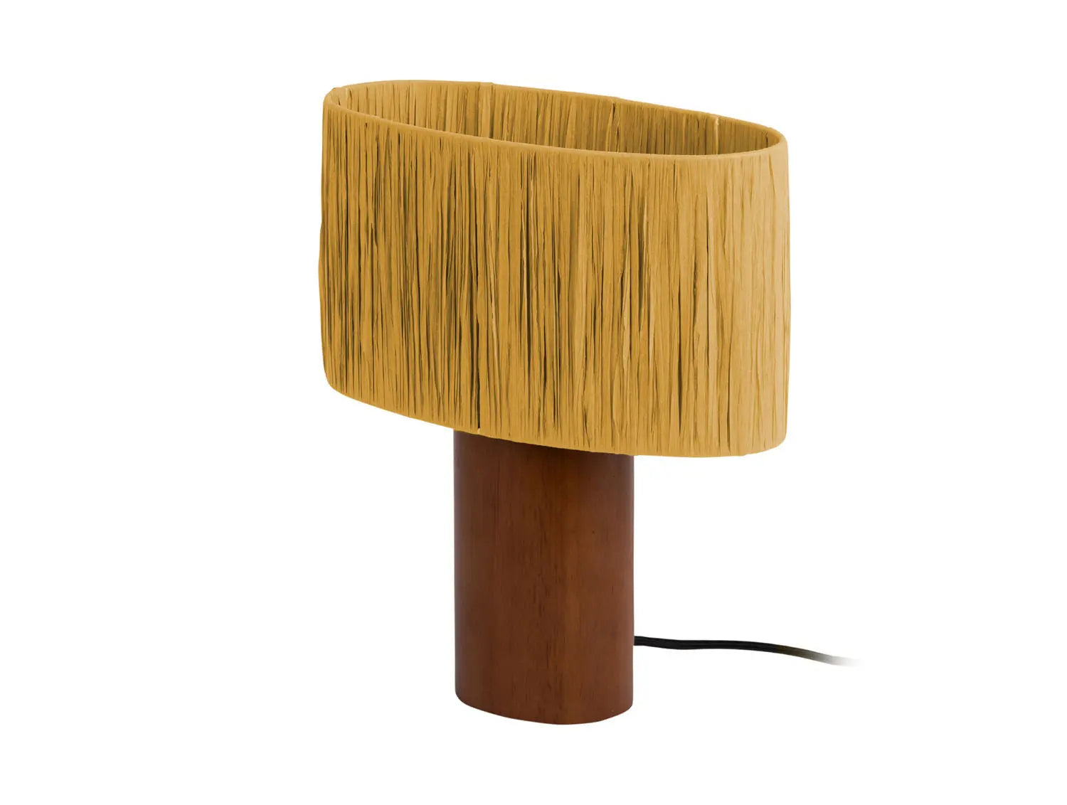 Table lamp Sheer Oval ochre yellow