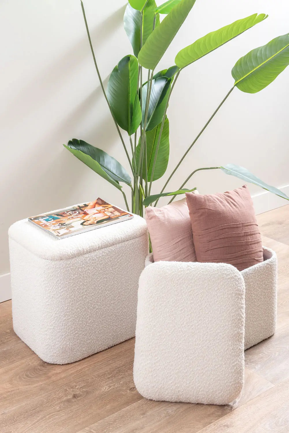 Pouf Ada, lot de 2 pièces