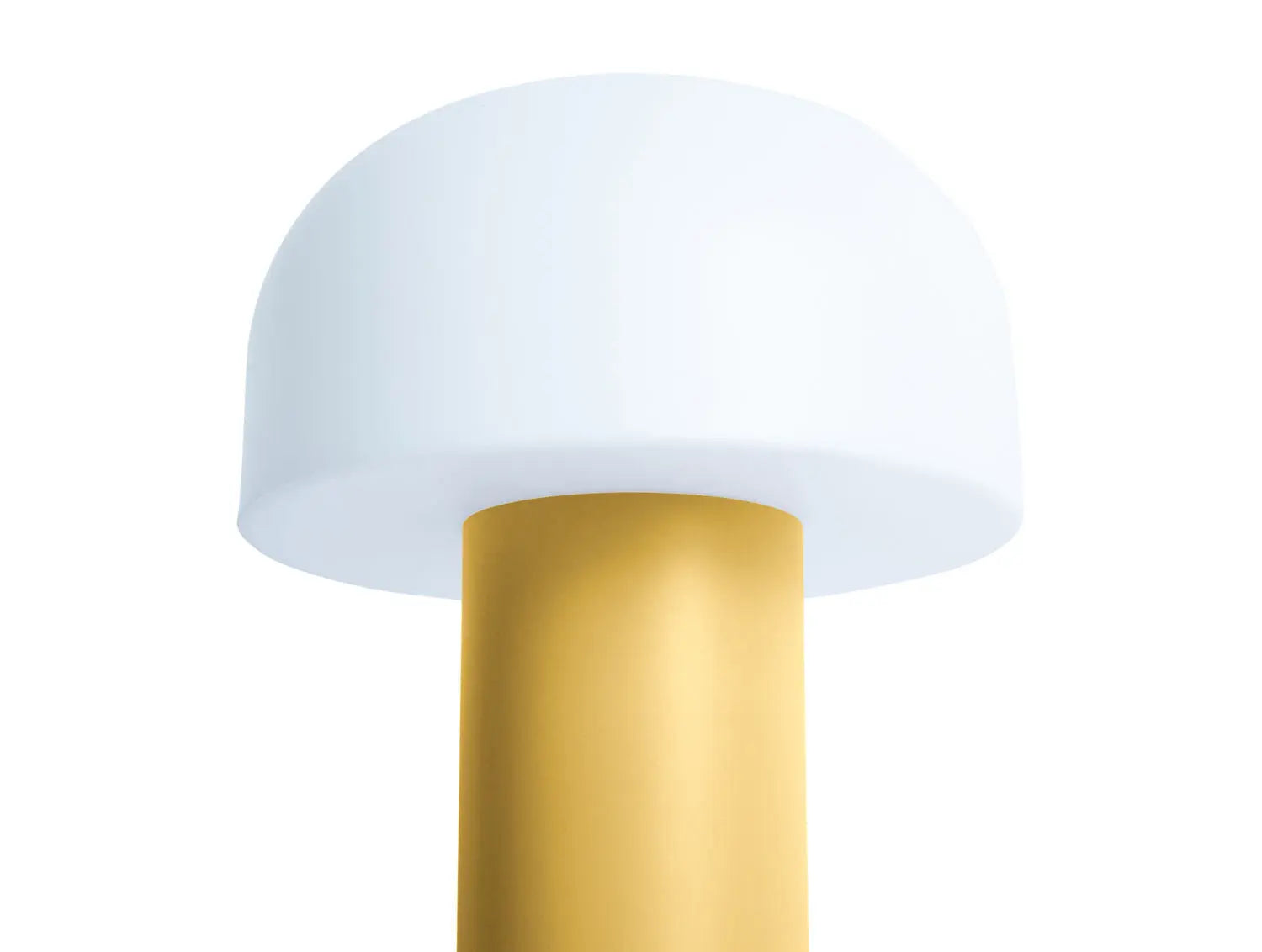 Table lamp Luca iron ochre yellow LED - L 15 cm x H 23 cm x P 15