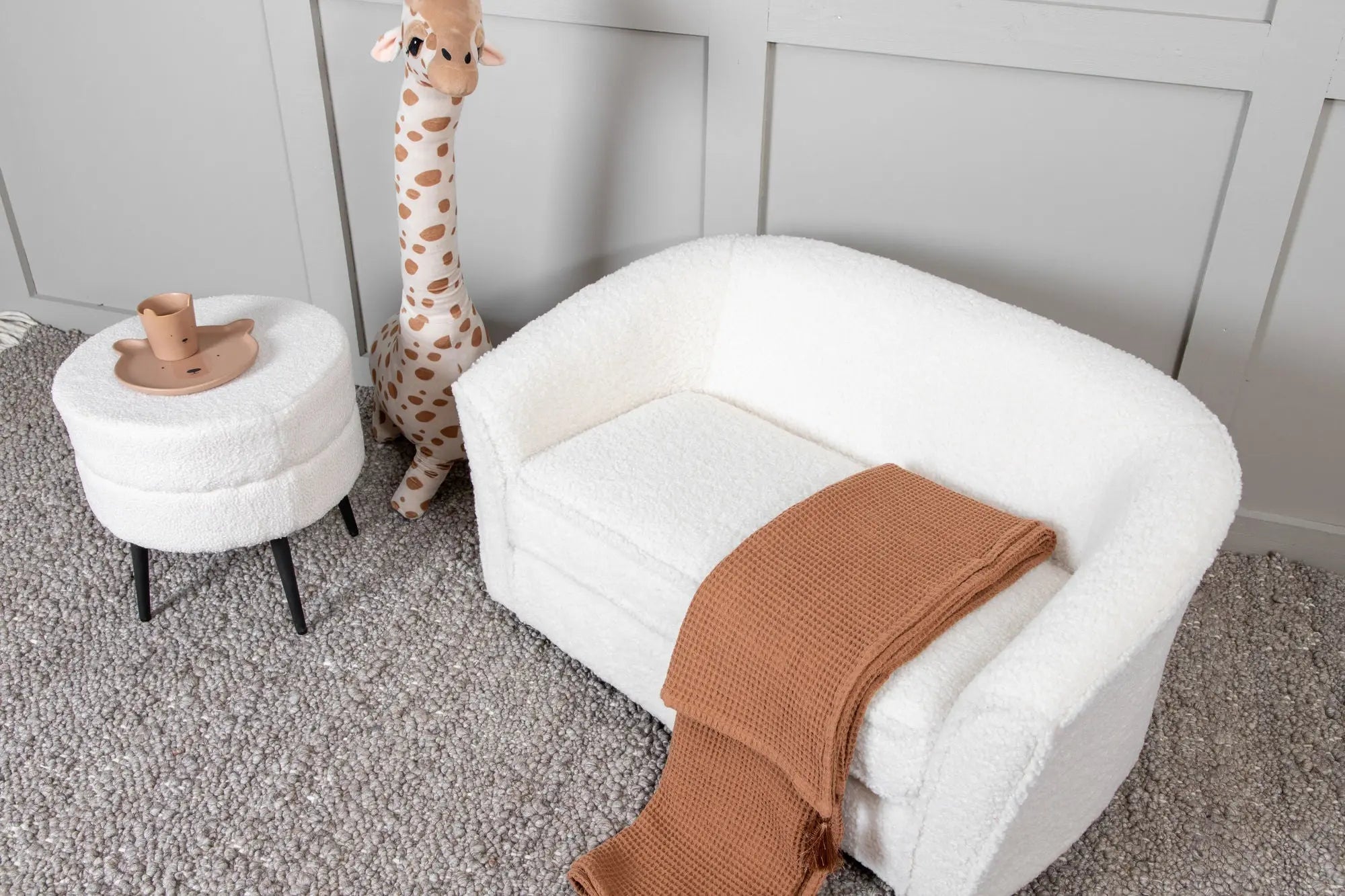 Canapé pour enfants Måna - 90 x 62 - Nounours en polyester