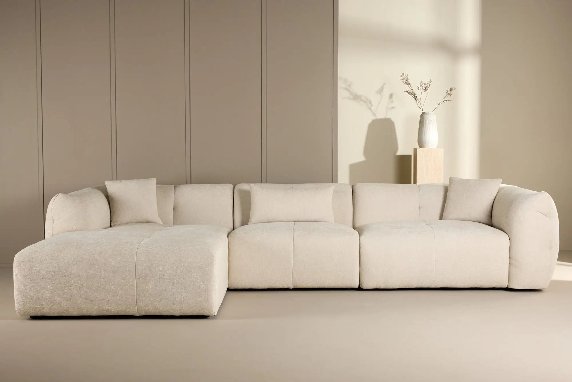 Canapé d'angle Positano - 385x202x71 - Polyester