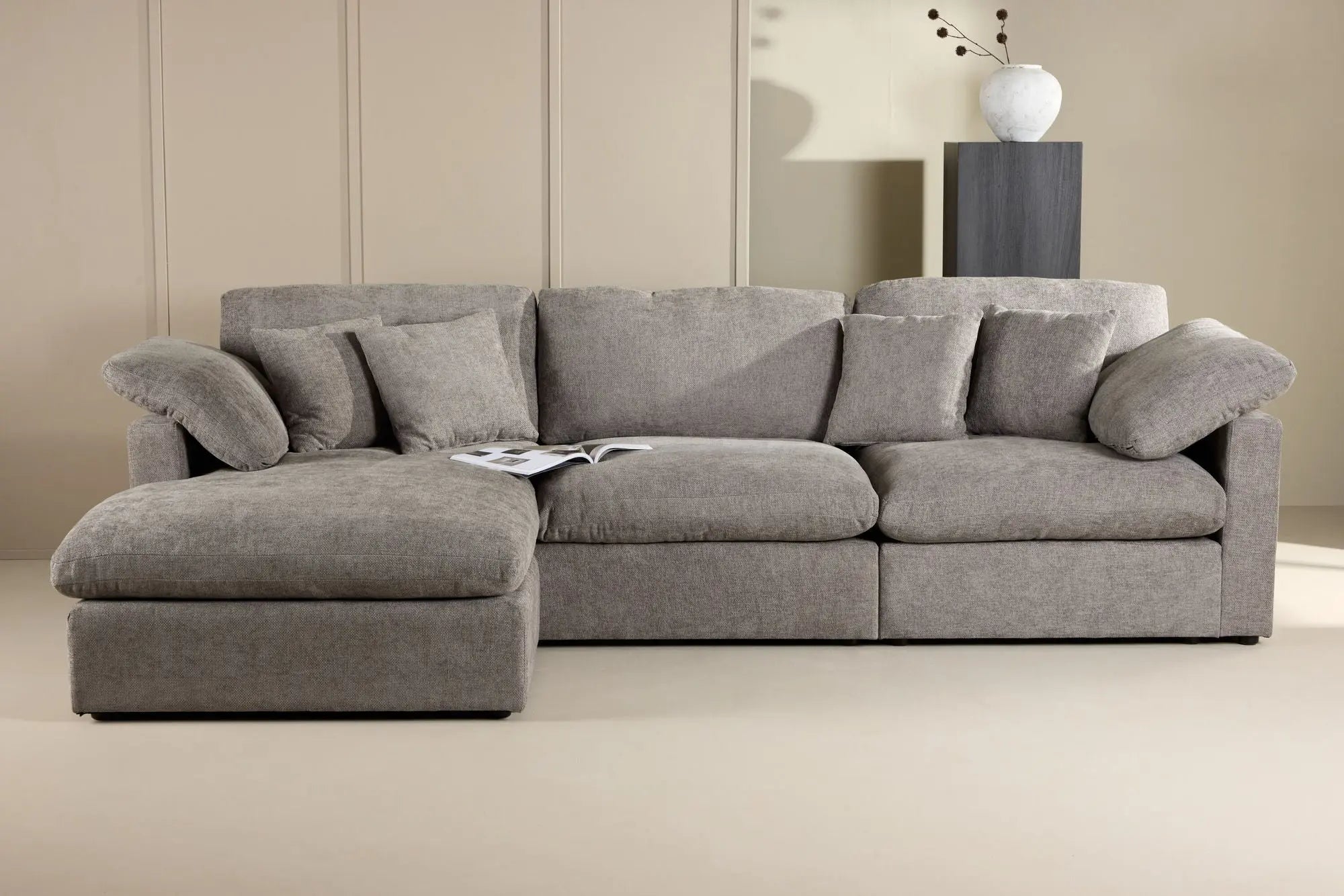 Canapé d'angle Amalfi - 304x182x89 - Polyester