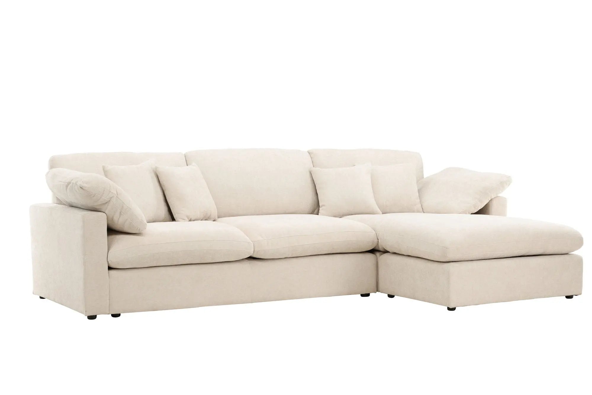 Canapé d'angle Amalfi - 304x182x89 - Polyester