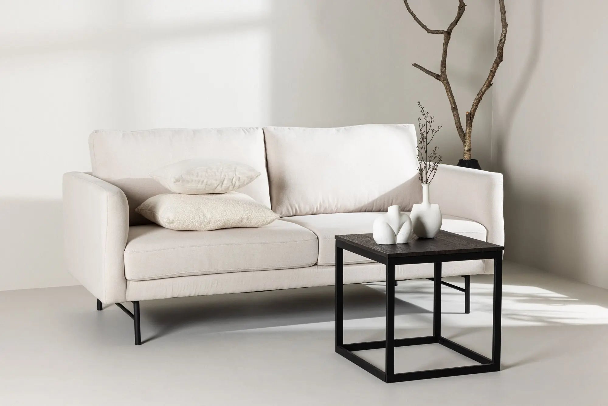 Canapé 3 places Sky - 88X198X69 - Polyester