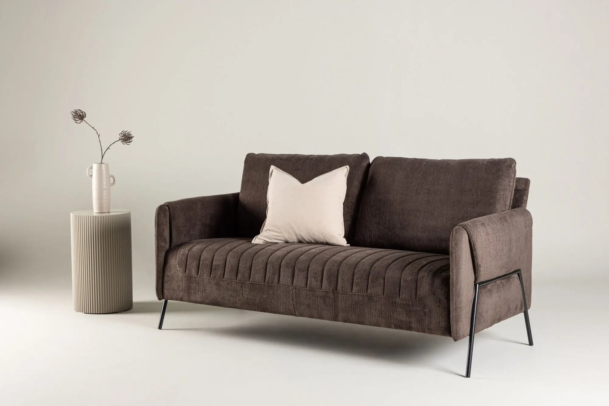 Canapé 2 places Indigo - 77X165X85 - Polyester