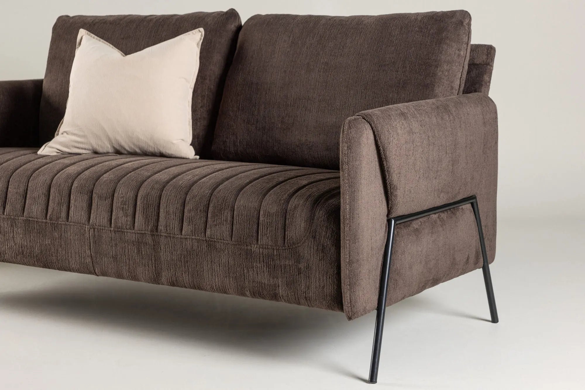 Canapé 2 places Indigo - 77X165X85 - Polyester