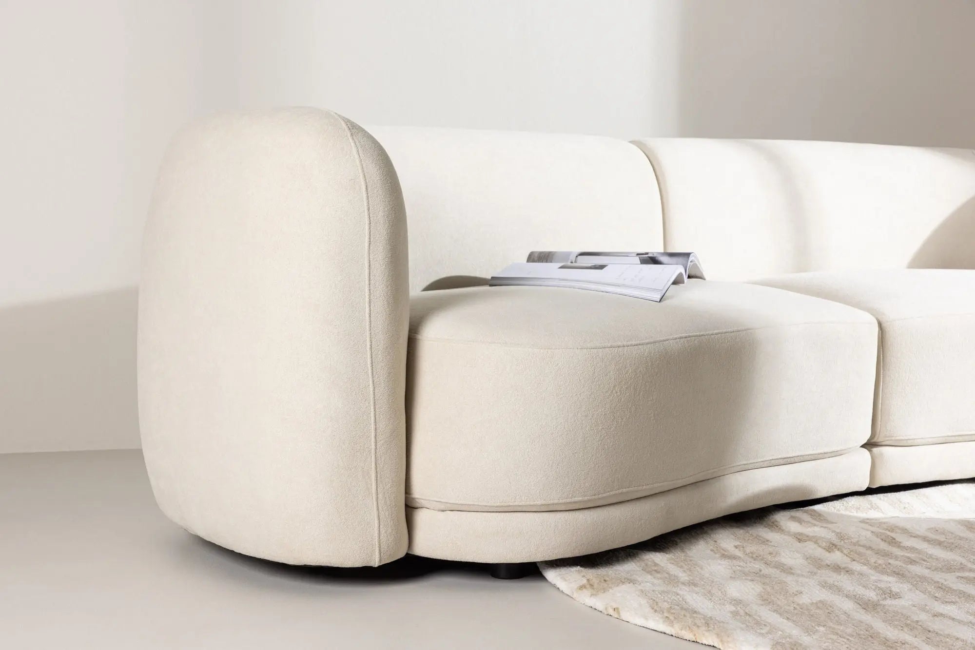 Canapé 3 places Cielo - 91X268X80 - Polyester