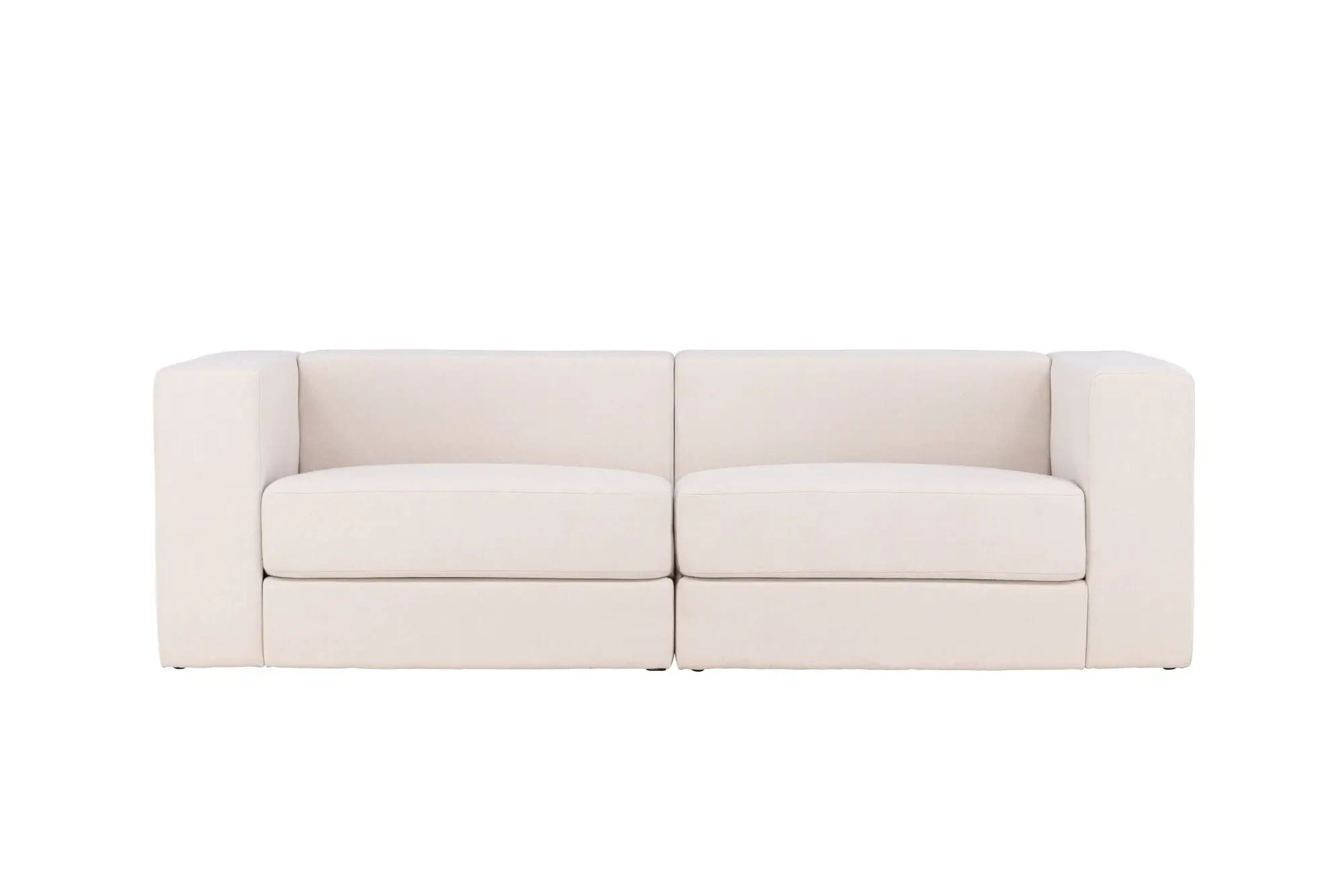 Canapé 3 places Lumi - 94X238X70 - Polyester Lin