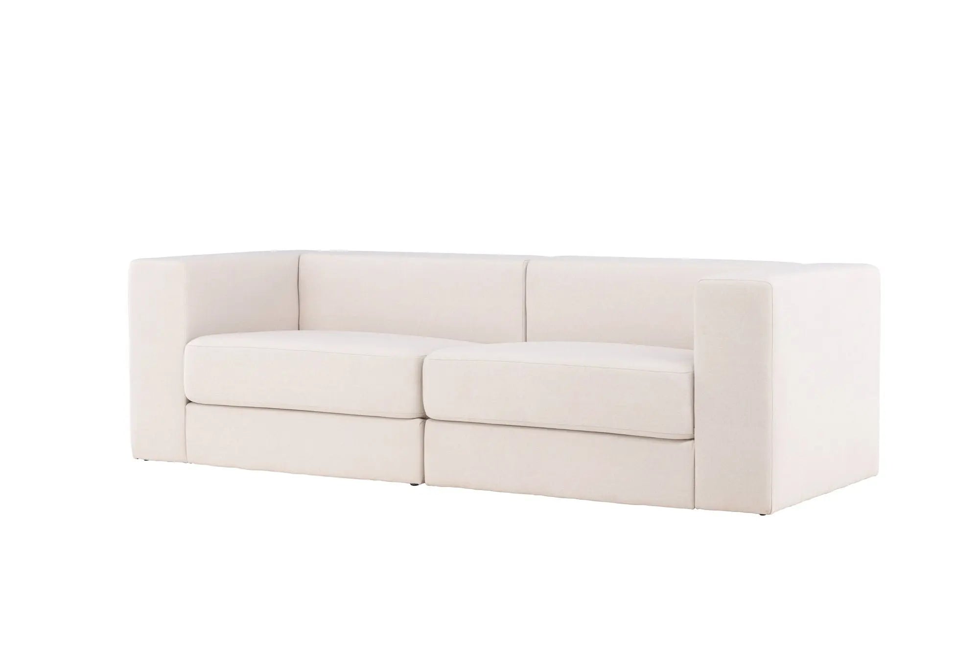 Canapé 3 places Lumi - 94X238X70 - Polyester Lin
