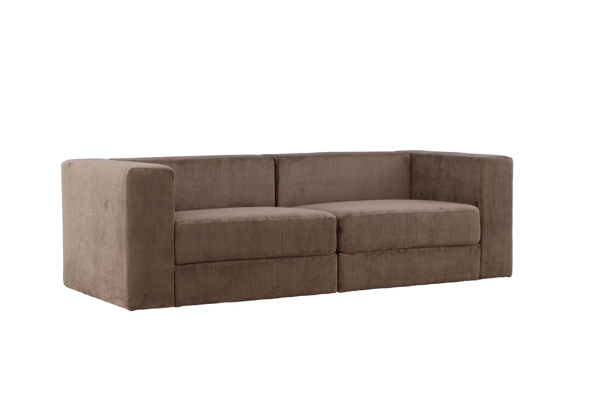 Canapé 3 places Lumi - 94X238X70 - Polyester Lin