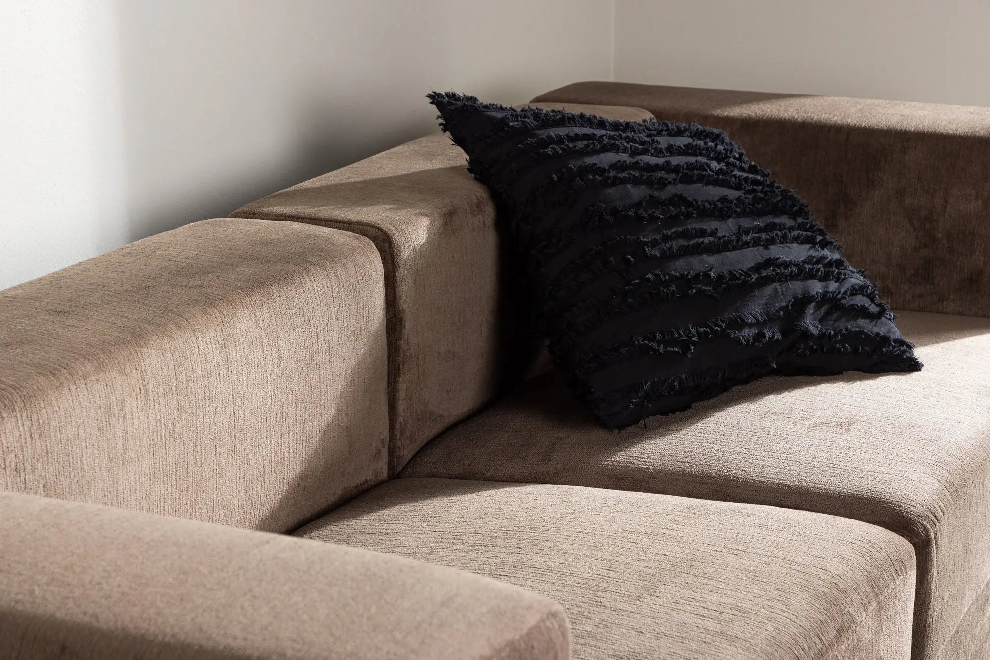 Canapé 3 places Lumi - 94X238X70 - Polyester Lin