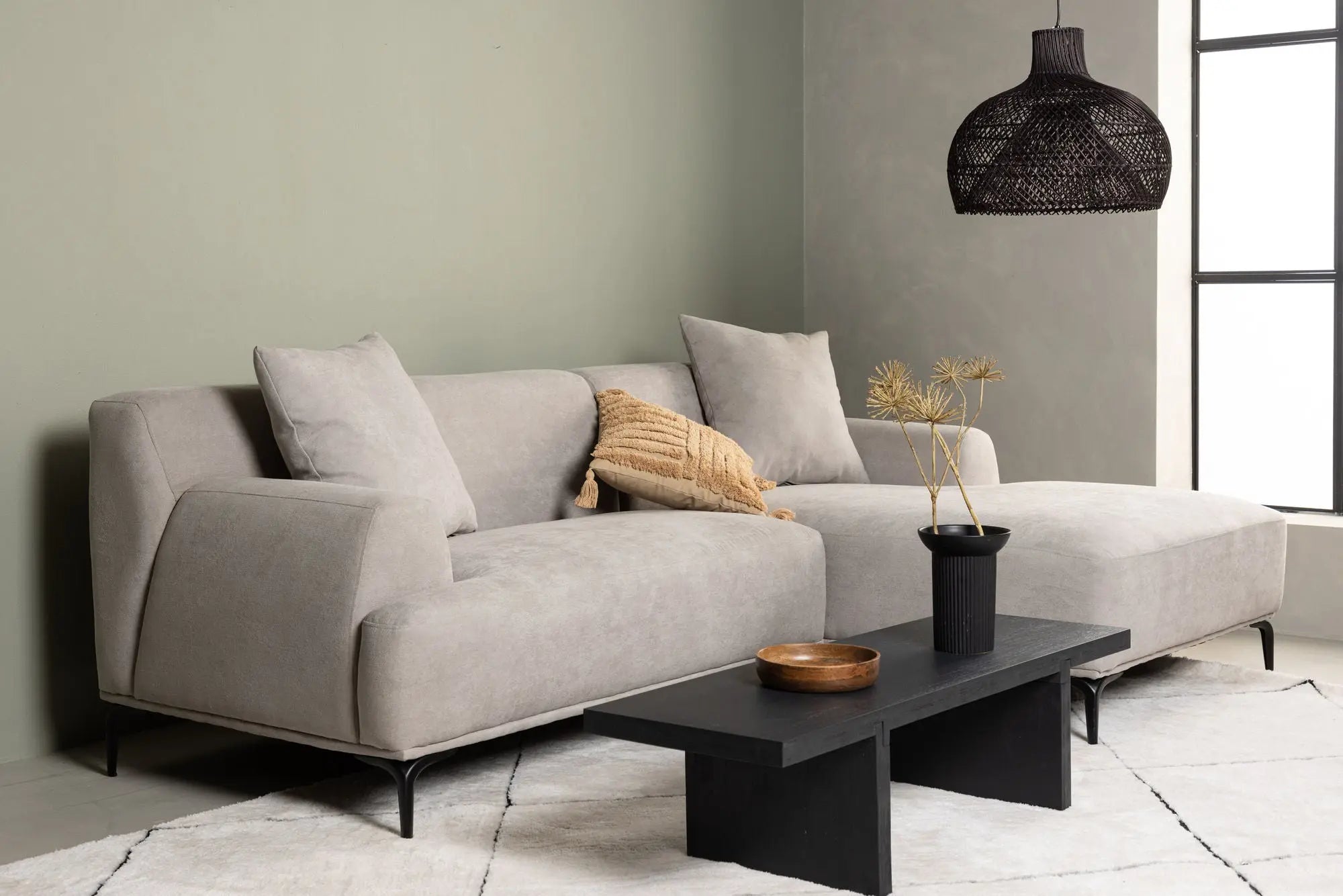 Canapé Viskan - 242 | 158 x 92 - Tissu