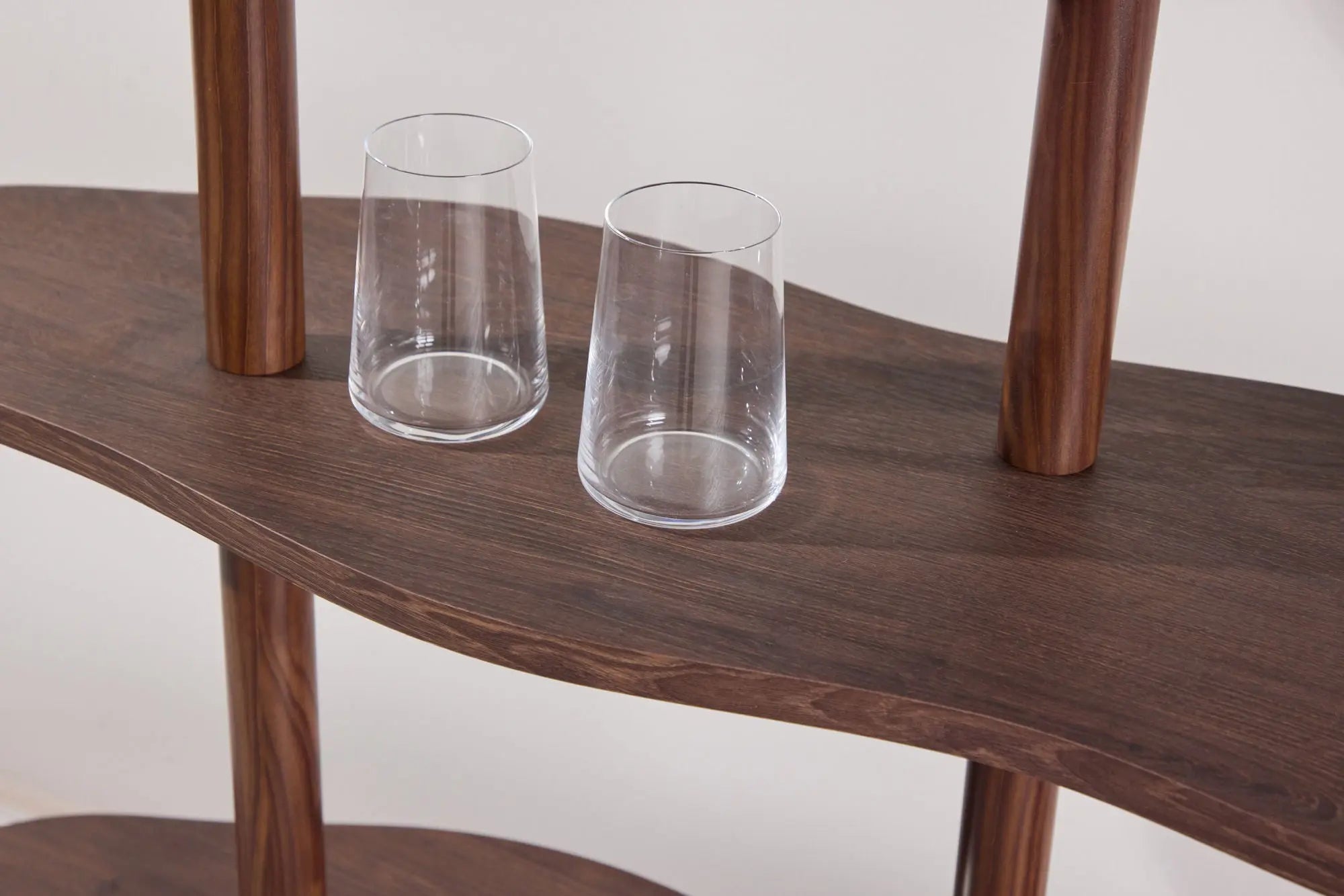 Moln Bookcase 105x30x140 cm - MDF with Mocca 3D Paper Loome