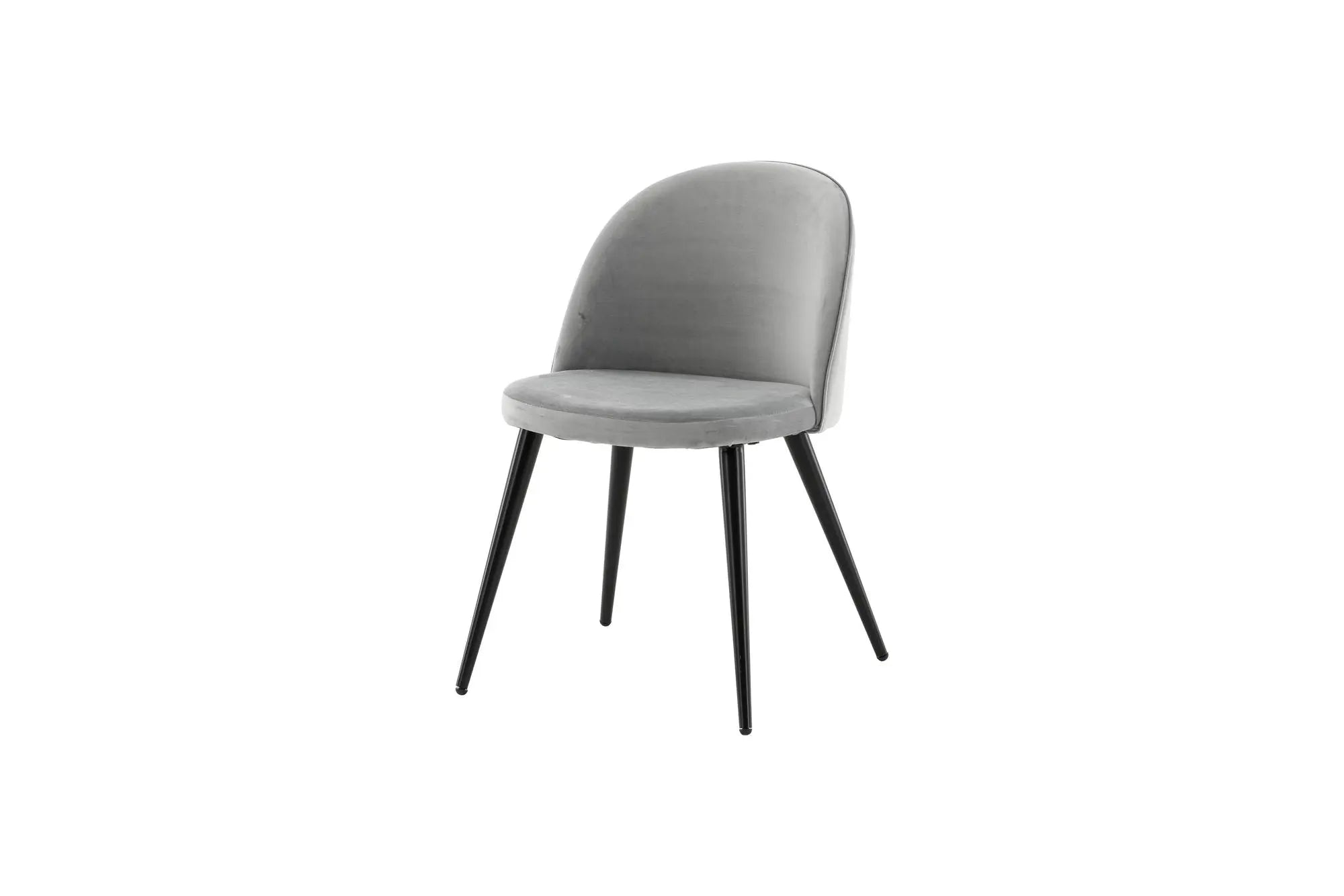 Lot de 2 chaises de salle à manger Velvet - 57 x 50 x 76,5 - Polyester Velvet